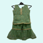 Graceful Green Sharara Set