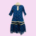 Royal Blue Sharara Set